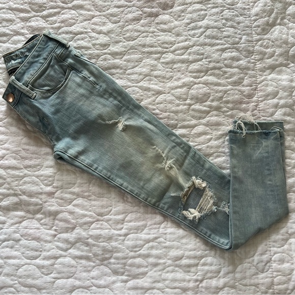 04 american eagle jeans light waist jeans - Picture 4 of 5
